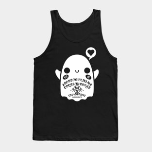 Funny Ghost Design Summoning Spirits Halloween Ouija Board Tank Top